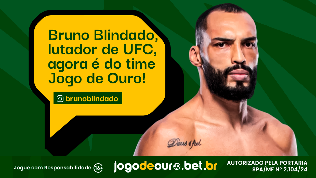 Jogodeouro.bet.br fecha parceria de peso com o lutador brasileiro do UFC Bruno Blindado