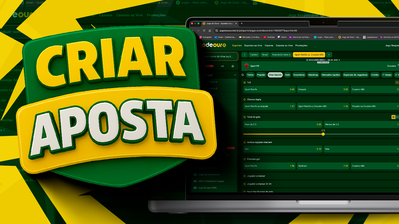 Criar Aposta – Jogo de Ouro