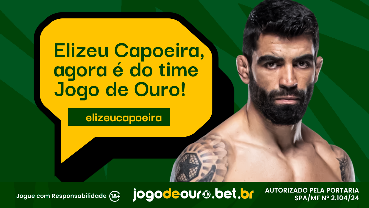 Elizeu ‘Capoeira’ se torna embaixador da Jogo de Ouro: parceria que une técnica, tradição e emoção no UFC