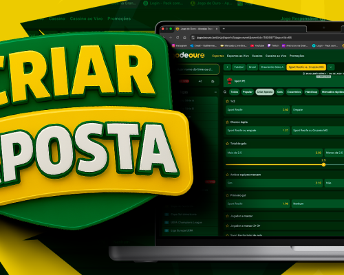 Criar Aposta – Jogo de Ouro