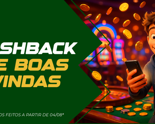 CashBack para novos Clientes!